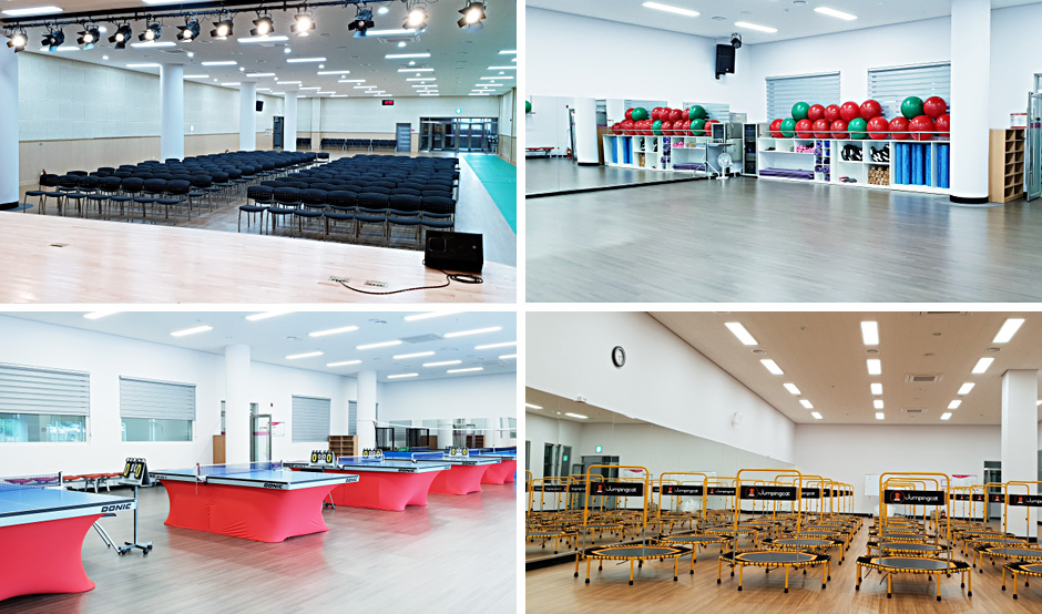 다목적 강당 및 생활체육실(1,2,3) 사진