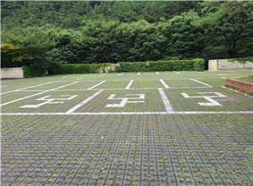 장애인 전용 주차장 사진