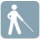 장애인 접근성 픽토그램- 시각장애인 접근성